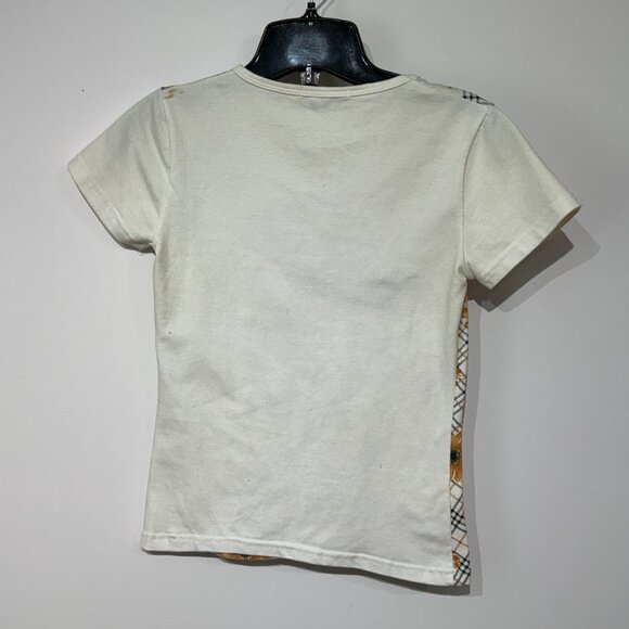 3/10$, Orange White Floral Top Size XS - Picture 9 of 12